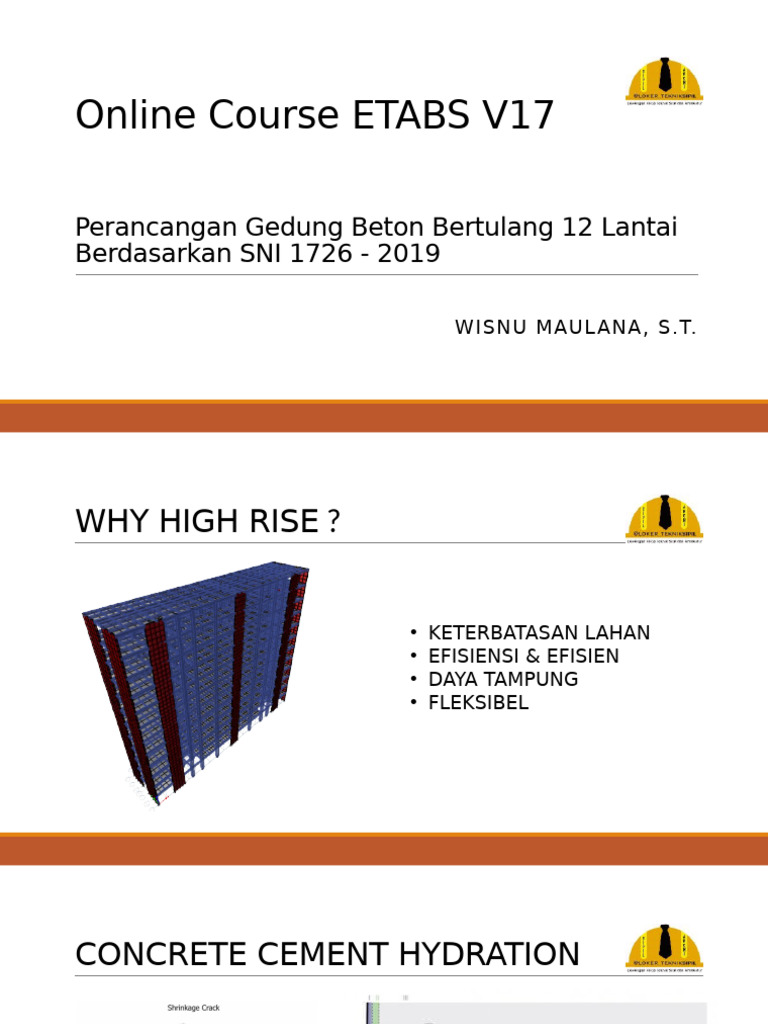 ETABS V17: Design of 12-Story Concrete Building | PDF | Composite ...