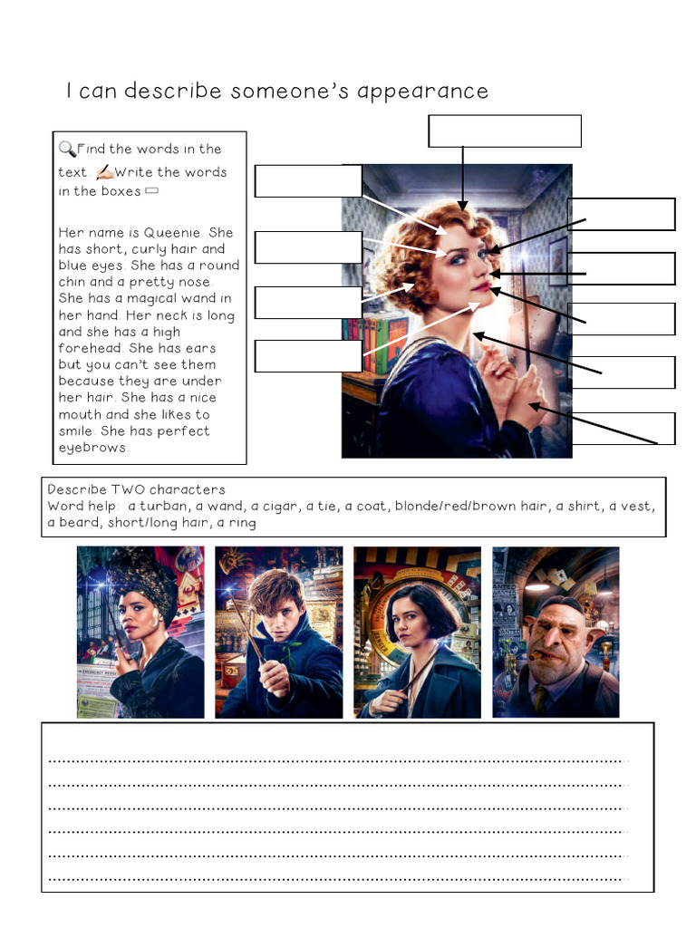 Character Physical Descriptions | PDF