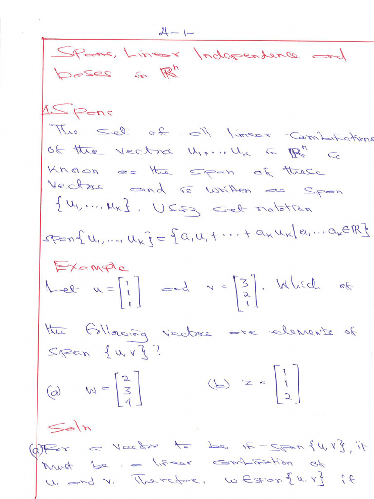 SMA 204 Lecture Notes 9 | PDF