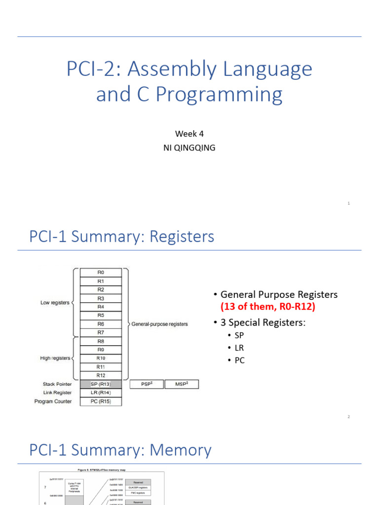 EE2028 ASM and C Function Integration | PDF | Integer (Computer Science ...