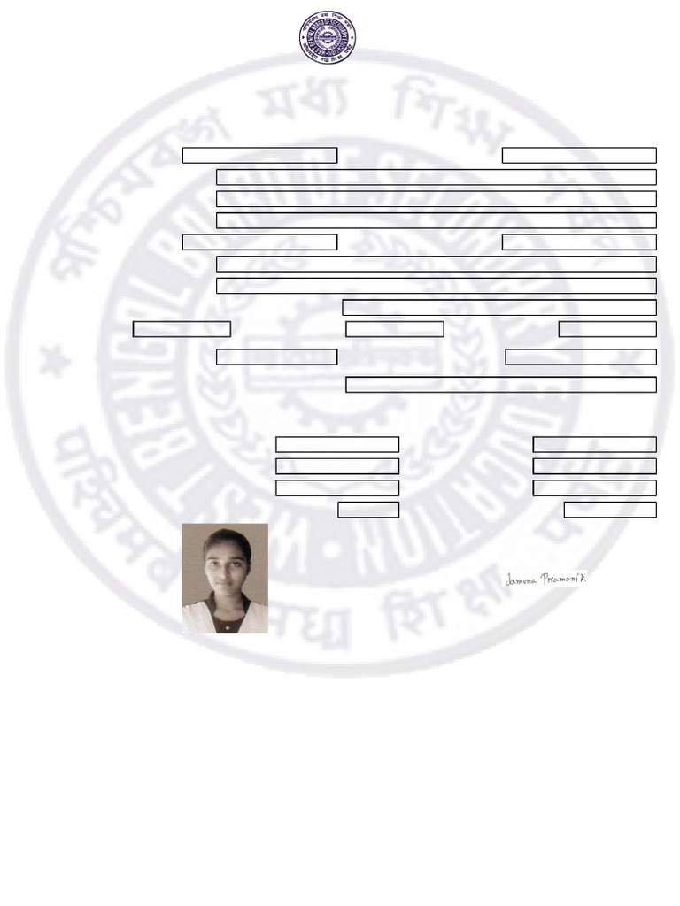 West Bengal Board of Secondary Education | PDF