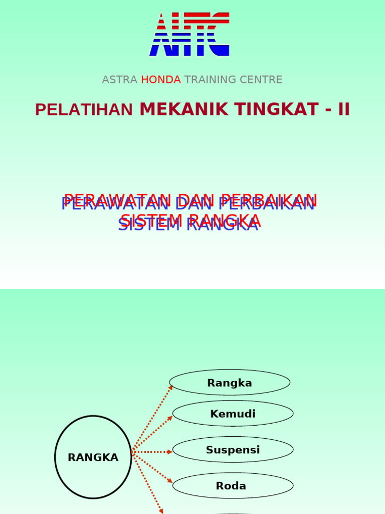 Rangka Rang SPD Motor | PDF