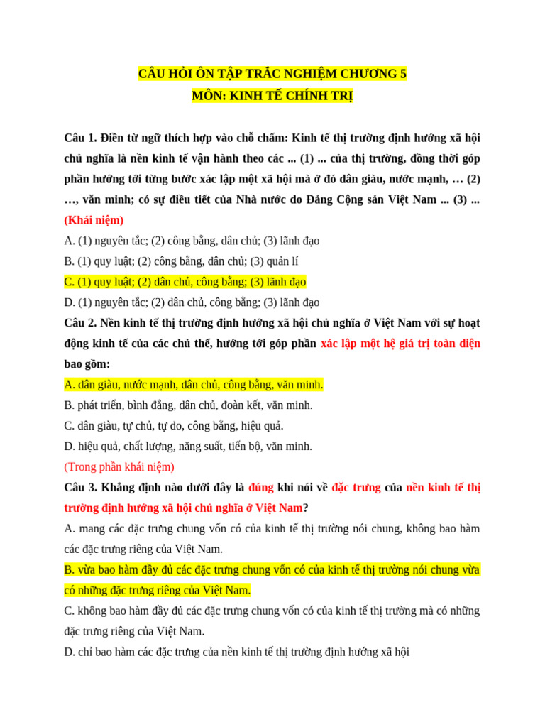 KTCT Chuong 5 | PDF