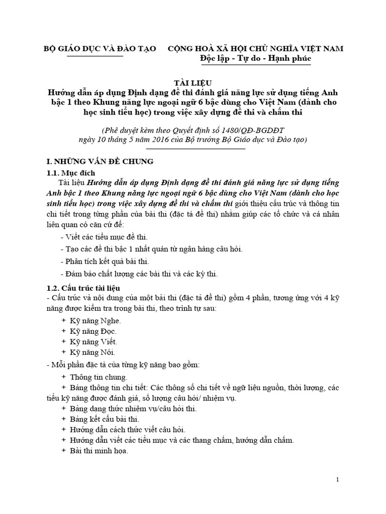 Level 1 Primary School Speaking | PDF