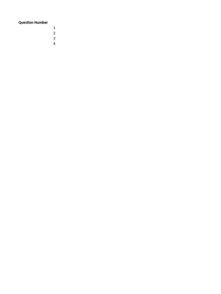 Test 1 Questions | PDF