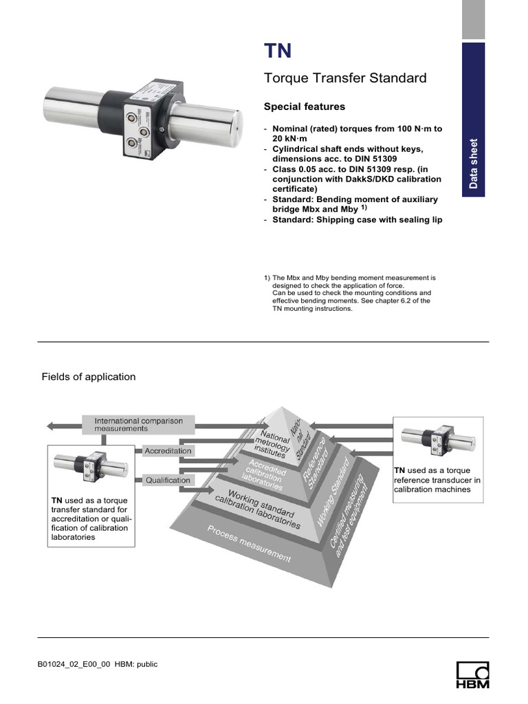 Torque Transfer Standard TN Specifications | PDF | Electromagnetic ...