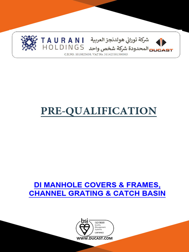 Ducast Factory: Manhole Covers & Gratings | PDF | Rolling (Metalworking ...