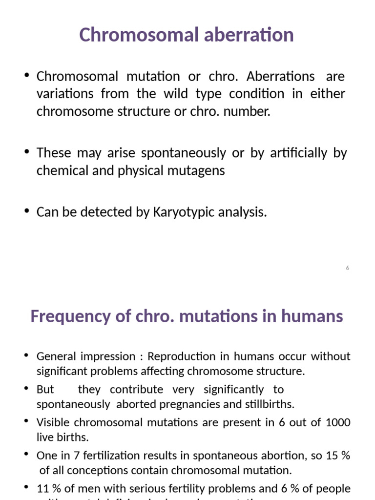 Understanding Chromosomal Aberrations | PDF | Ploidy | Dominance (Genetics)