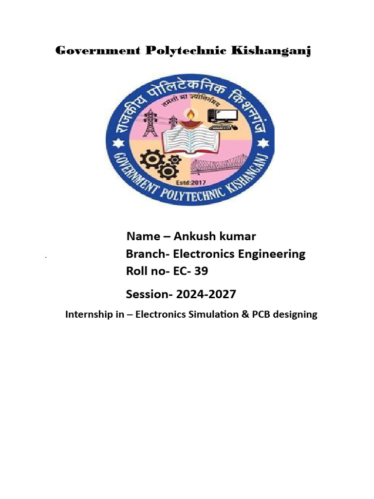 Electronics Engineering Internship Report | PDF