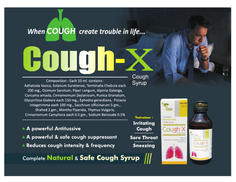 Cough-X Cough Syrup | PDF