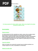 Prevenir acidentes domesticos com crianças