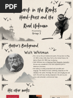 the wound-dresser line by line analysis The Wound Dresser by Walt Whitman: Summary & Analysis