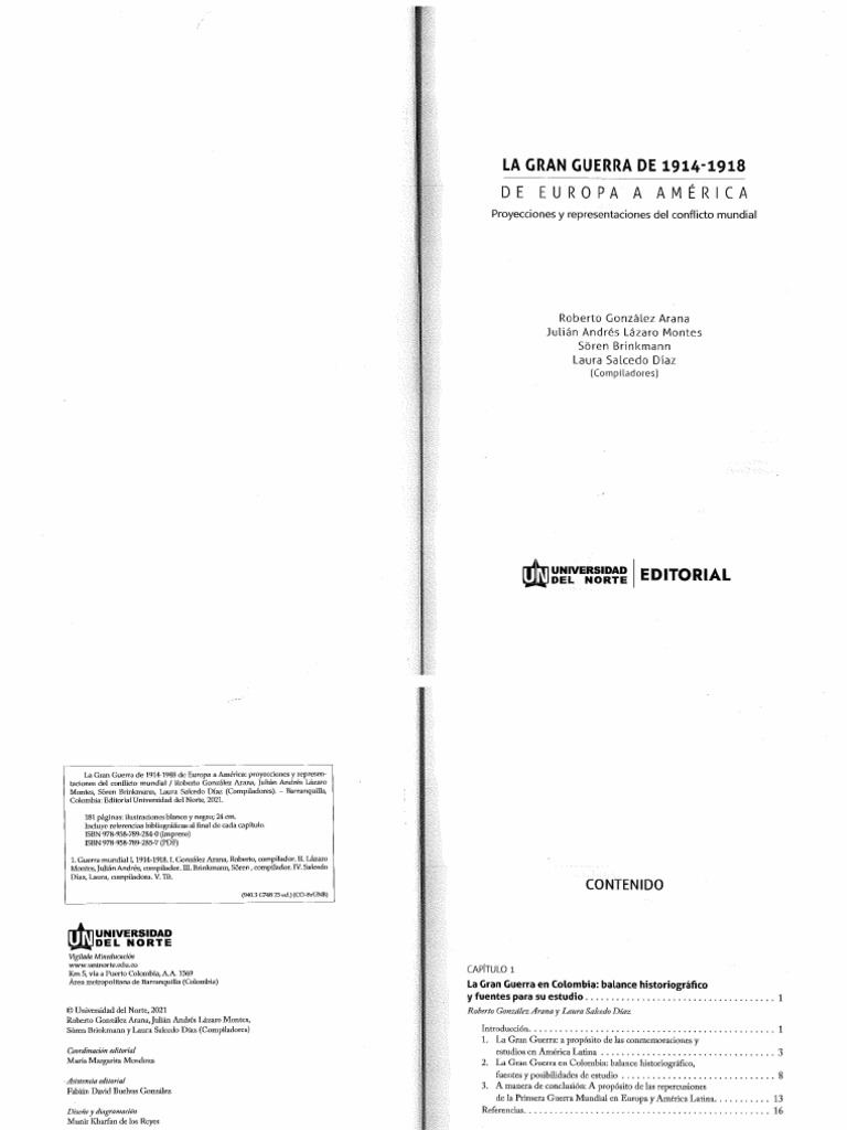 Impacto de la Gran Guerra en América | PDF | America latina | Primera ...
