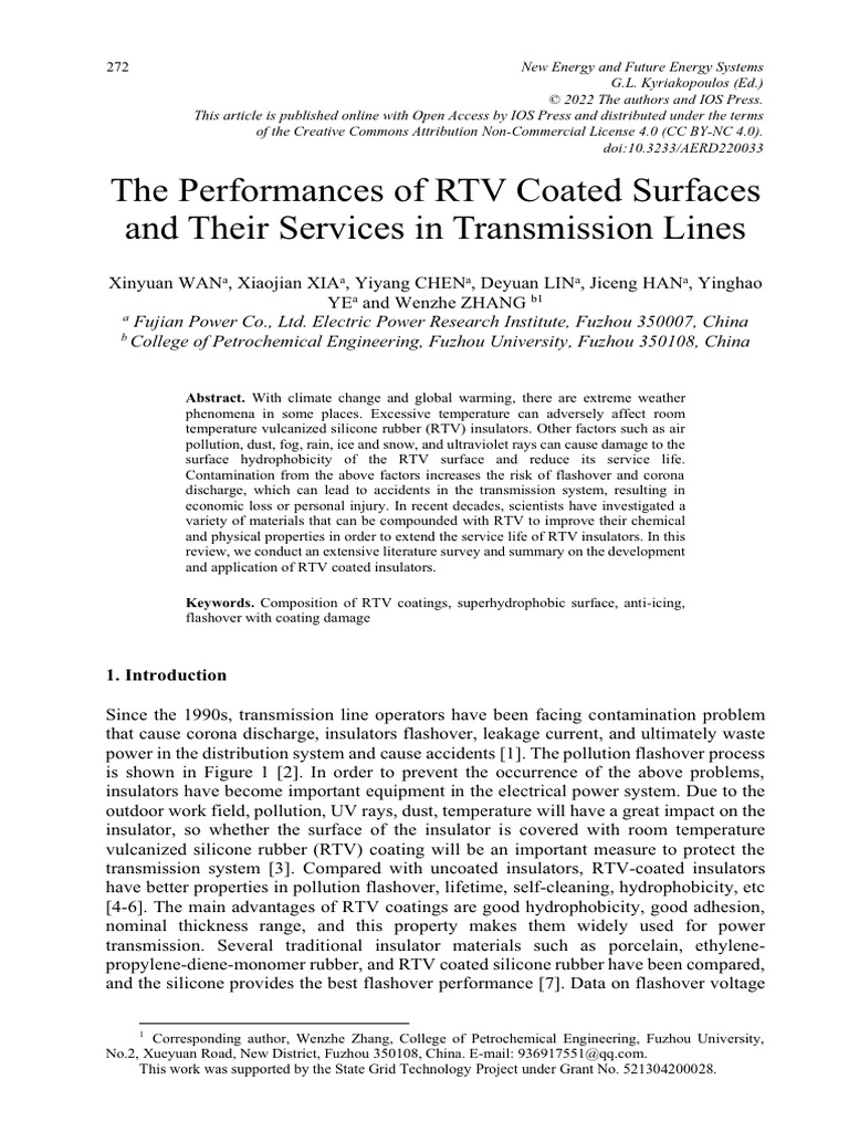 RTV Coatings for Enhanced Insulator Performance | PDF | Insulator ...