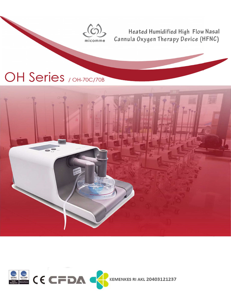 HFNC Oxygen Therapy Device OH Series | PDF