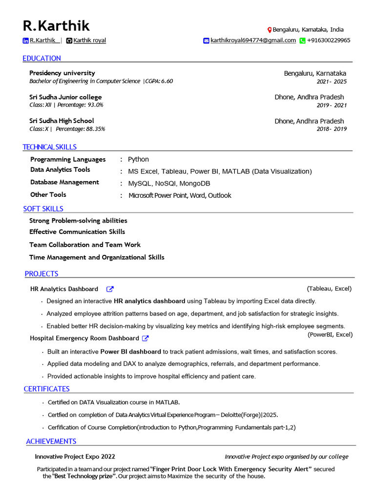 Data Analytics and Visualization Projects | PDF | Analytics | Microsoft ...