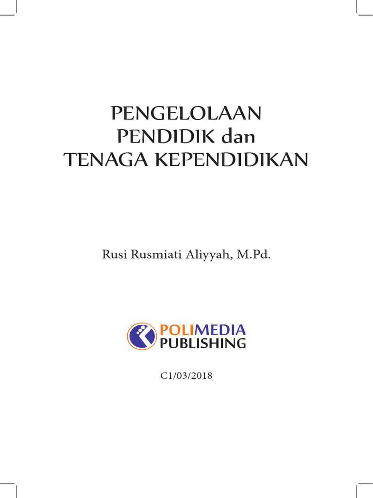 Pengelolaan Pendidik dan Tenaga Kependidikan | PDF