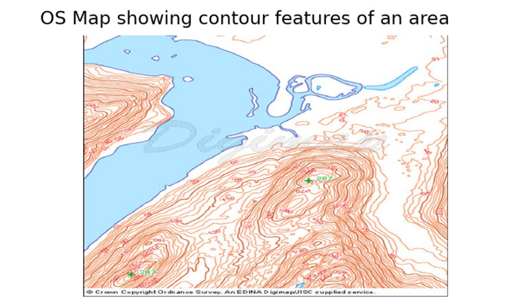 Emy Anderson - OS Map Showing Contour Features of An Area | PDF