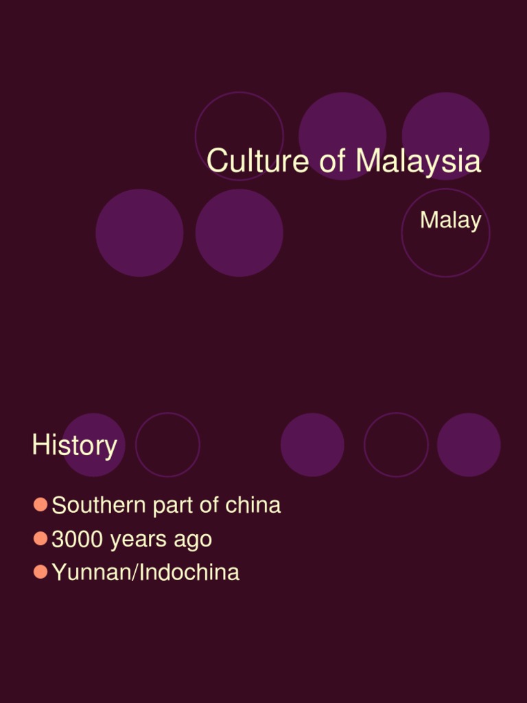 Malaysian Cultural Traditions Overview | PDF