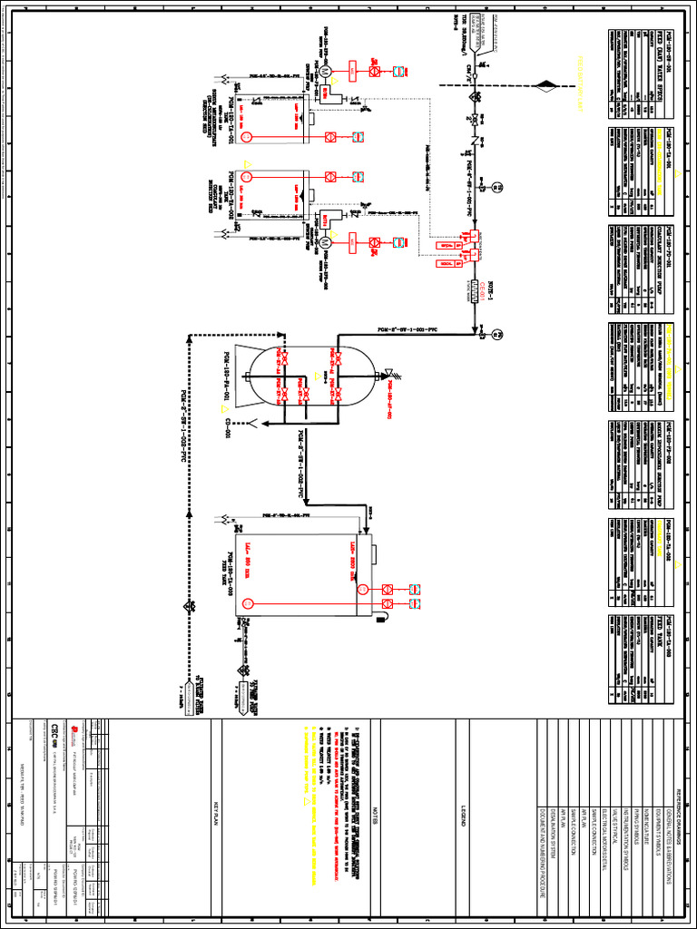 Media Filter Feed Tank P&ID Drawing | PDF