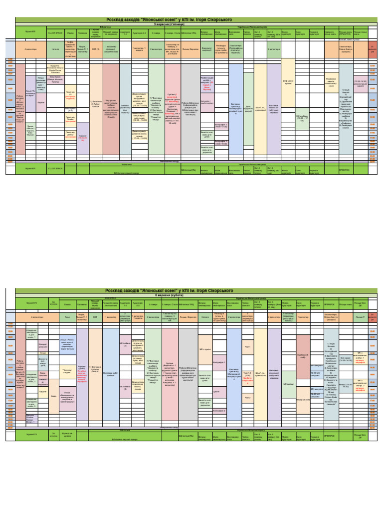 Day of Japan 2025 Timetable | PDF