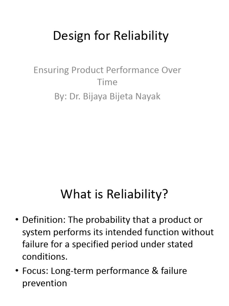 Lecture 4 | PDF | Reliability Engineering | Computing