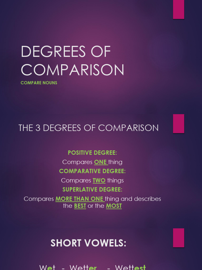 DEGREE OF COMPARISON PDF CLASS 9 visual data 8