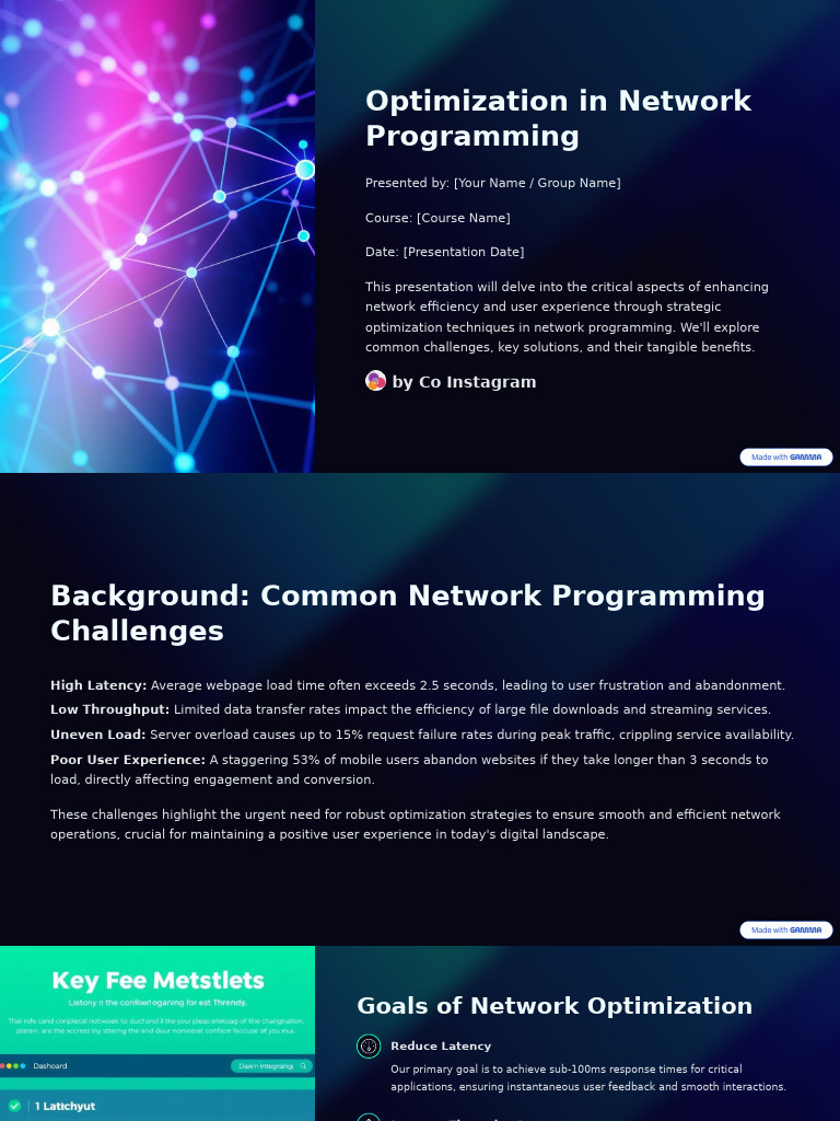 Network Programming Optimization Techniques | PDF | Computer Network ...