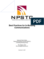 In-Building Wireless Communications Best Practices From NPSTC