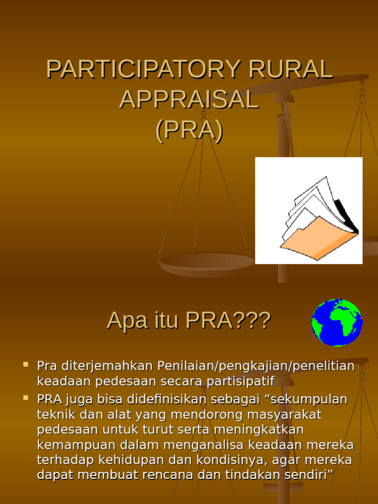 PTM 5 Participatory Rural Appraisal (1) | PDF
