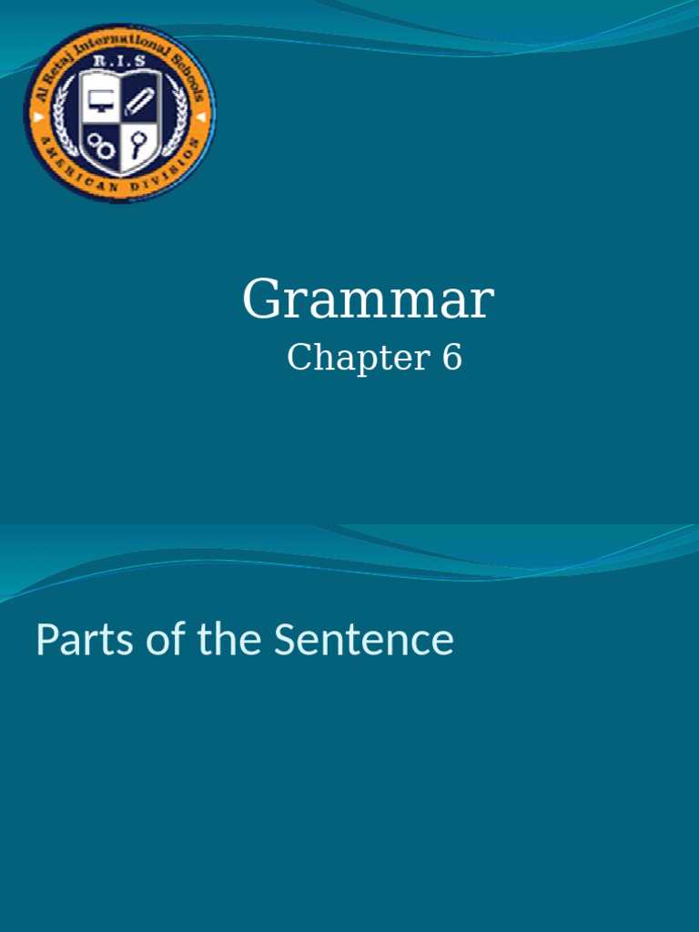 Parts of A Sentence | PDF | Subject (Grammar) | Verb