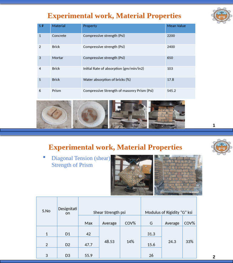 Material Properties and Strength Data | PDF