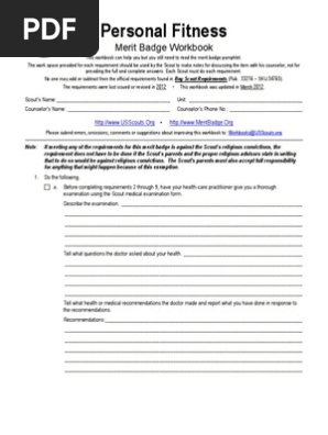 BSA Personal_Fitness Worksheet
