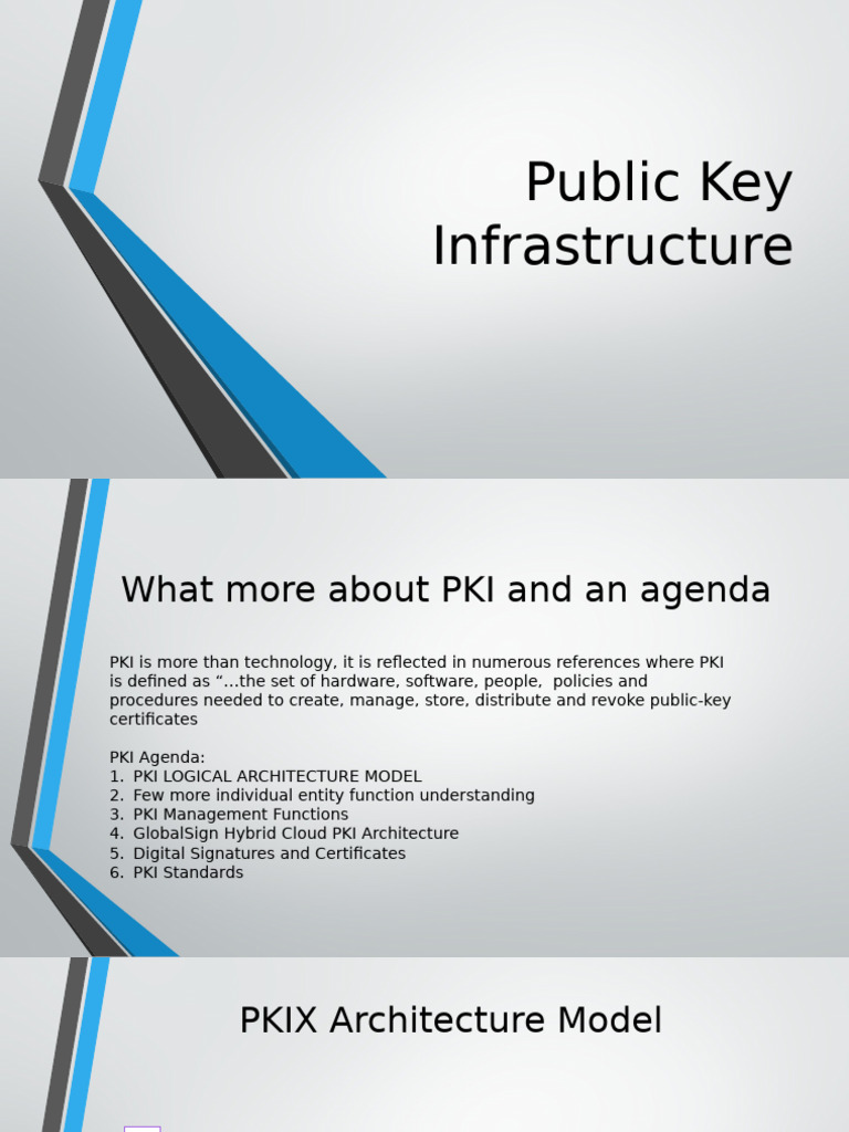 Understanding Public Key Infrastructure (PKI) | PDF | Public Key ...