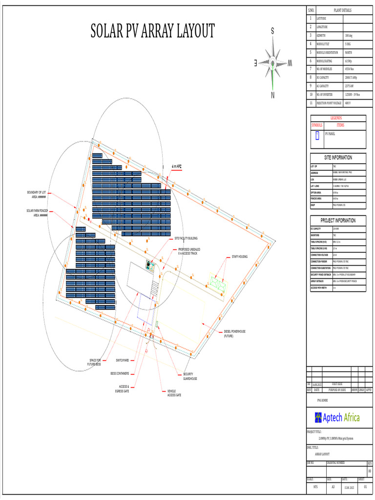 Solar PV Array Layout for Mini Grid System | PDF | Sustainable ...