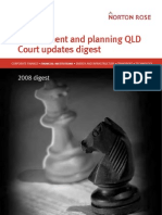 Environment and Planning QLD Court Updates Digest 2008