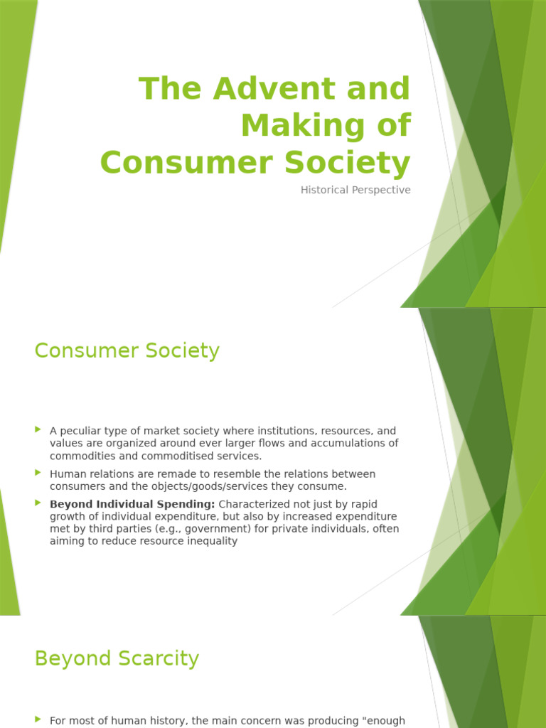 Evolution of Consumer Society | PDF | Consumerism | Fashion