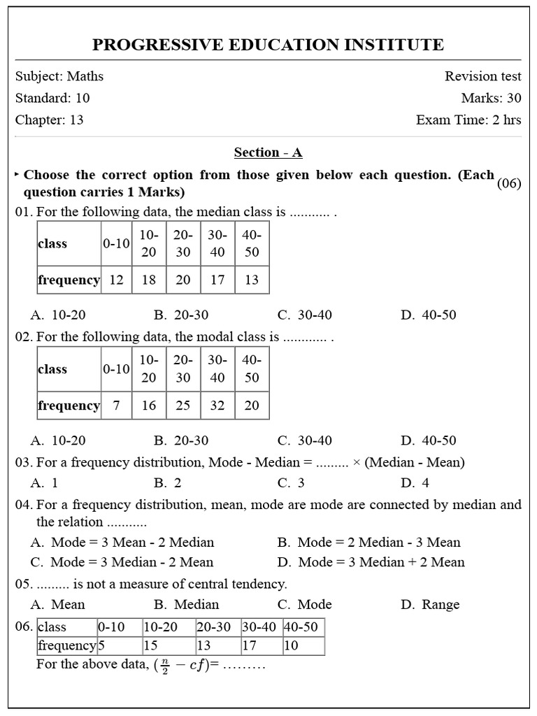 Maths 10 Youth Education 957 | PDF | Mode (Statistics) | Descriptive ...