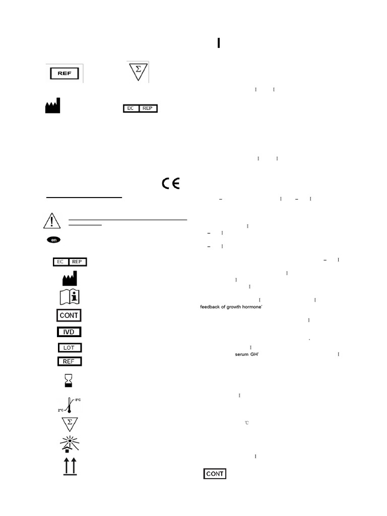 MAGLUMI IGF-Ⅰ Test Kit Instructions | PDF | Blood Plasma | Diabetes