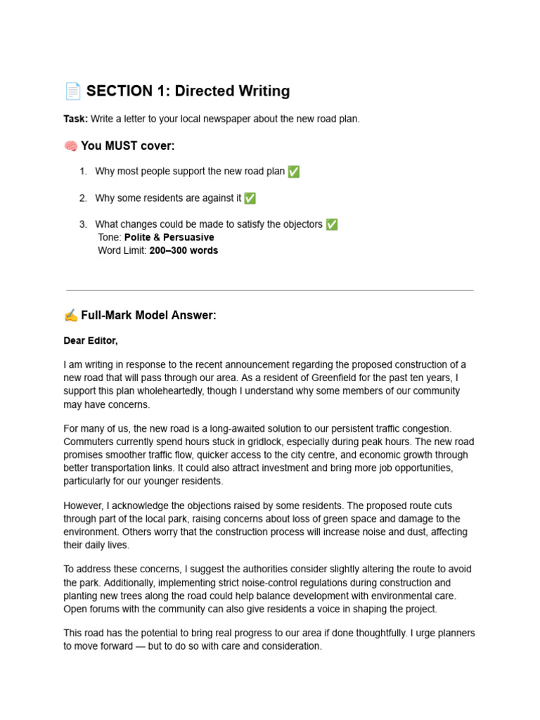 New Road Plan: Community Perspectives | PDF | Nursing | Teachers