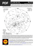 Download May 2012 night sky chart by Powerhouse Museum SN91784165 doc pdf