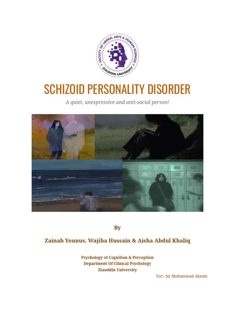 Schizoid 230131 112328 | PDF | Personality Disorder | Mental Disorder