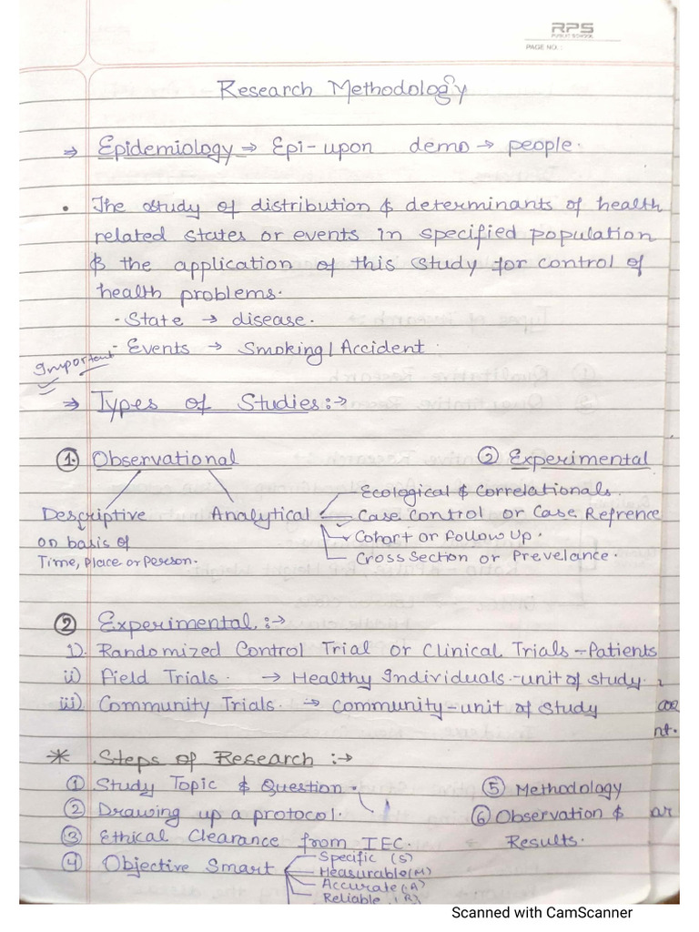 Biostatistics Notes. | PDF
