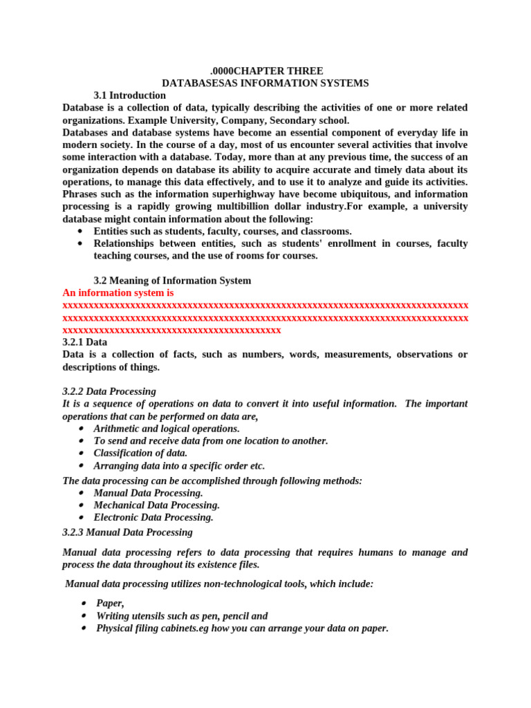 Understanding Database Systems and Processing | PDF | Databases ...