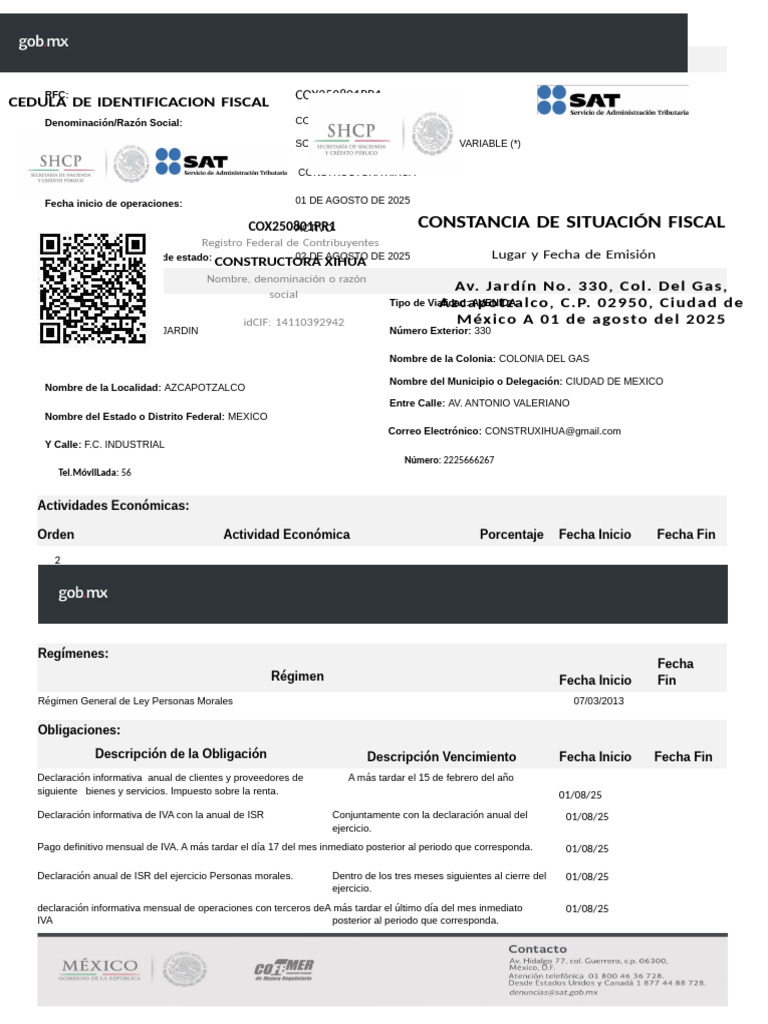 Tabla ISR 2025 México: Información Fiscal | PDF | Impuesto sobre la renta
