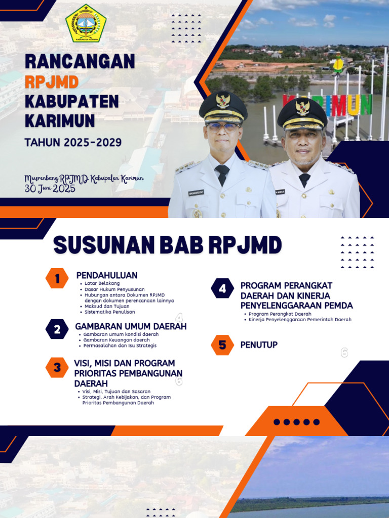 RPJMD Karimun 2025-2029: Rencana Pembangunan | PDF