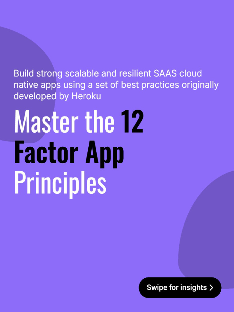 Master The 12 Factor App Principles Pdf