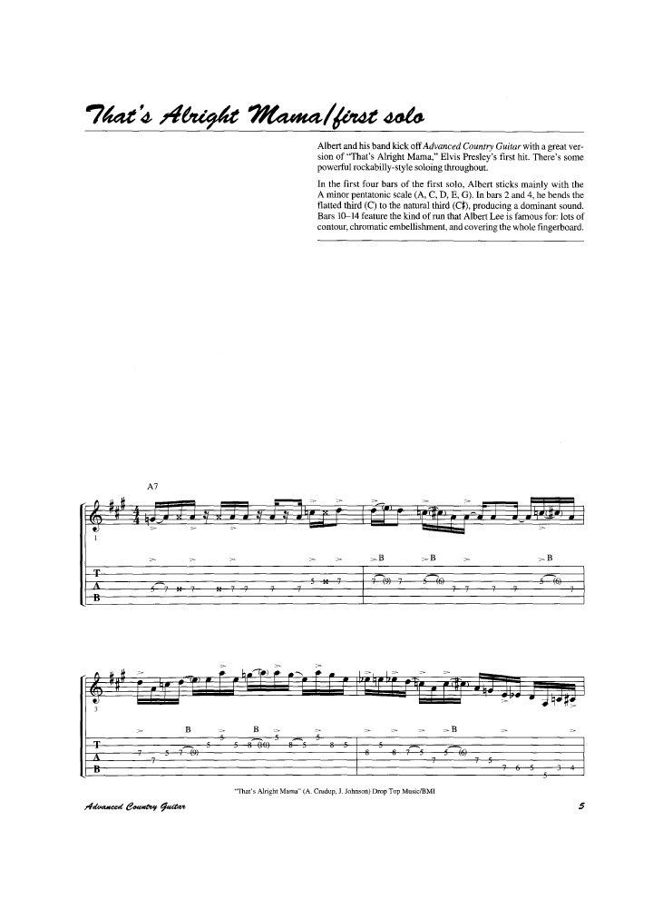 Advanced Country Guitar PDF Transcriptions | PDF | Classics