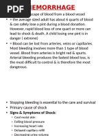 Nursing Care for Bleeding Management | PDF | Bleeding | Shock (Circulatory)
