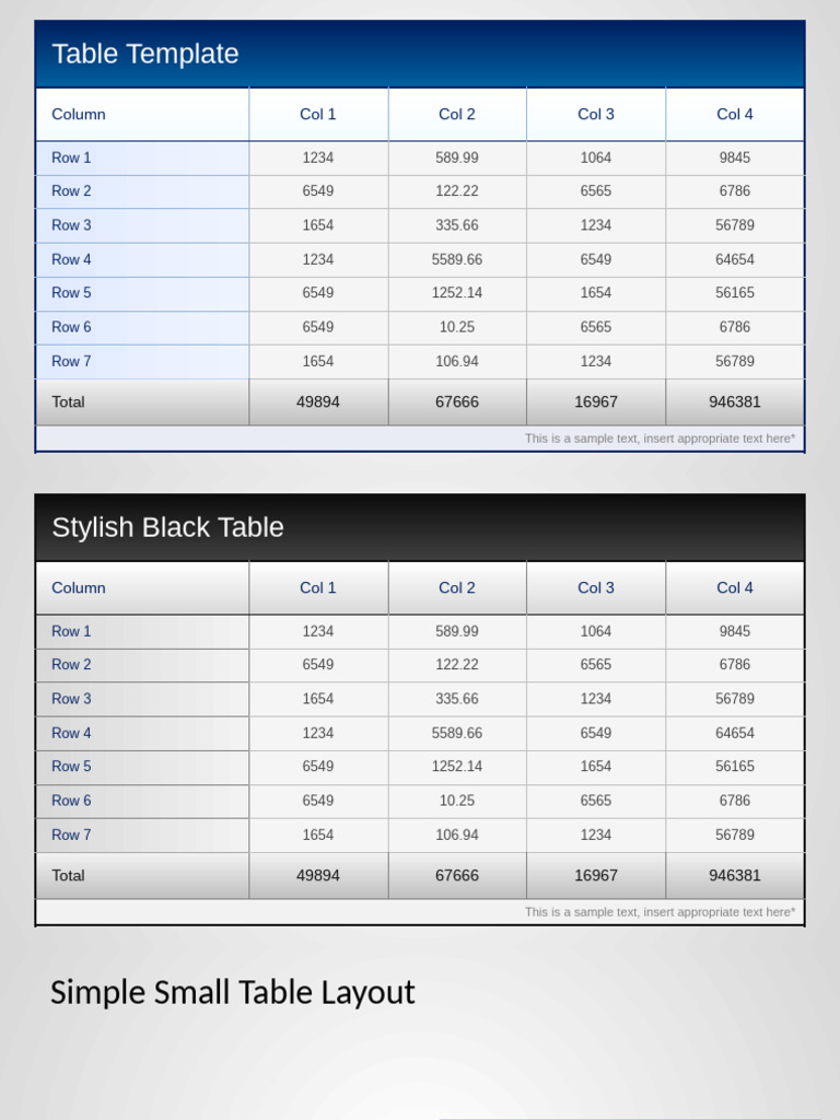 1029 Table Powerpoint Wide | PDF